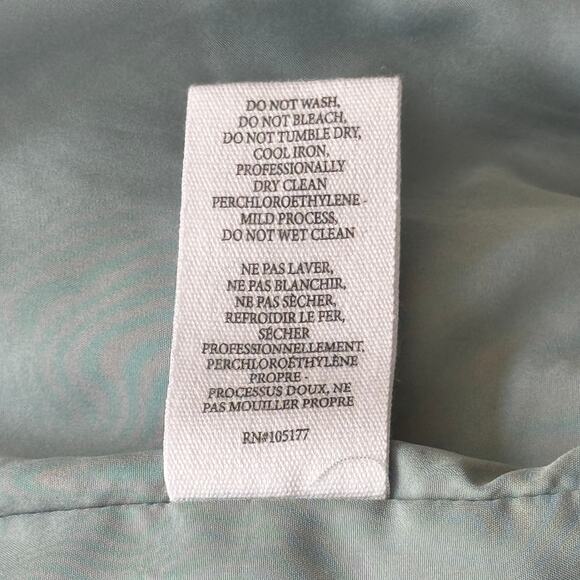 Ulla Johnson Rhodes Hooded Down Puffer Coat Jacket Agave‎ Blue Size Large - Picture 10 of 10